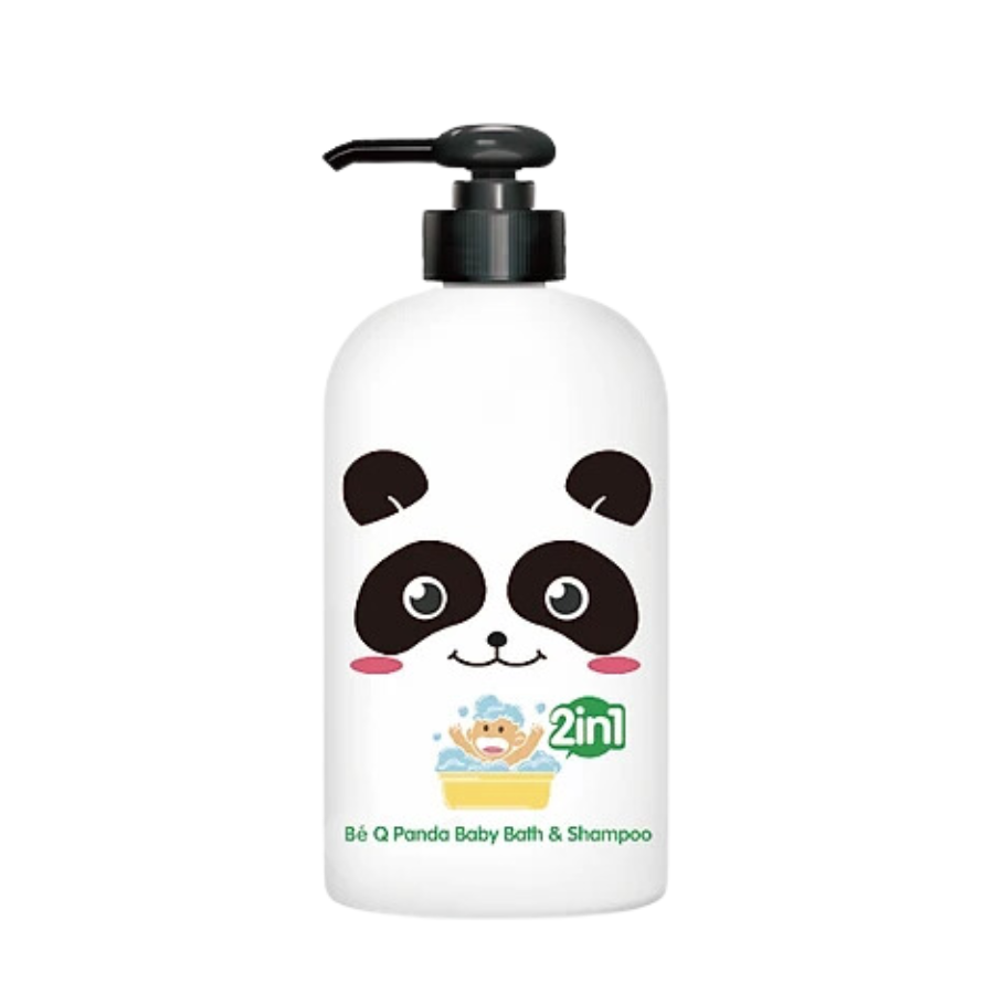 auFine Bé Q Panda Tắm Gội 2 in 1 Trẻ Em 400ml